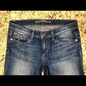 Joes straight cuffed jeans.